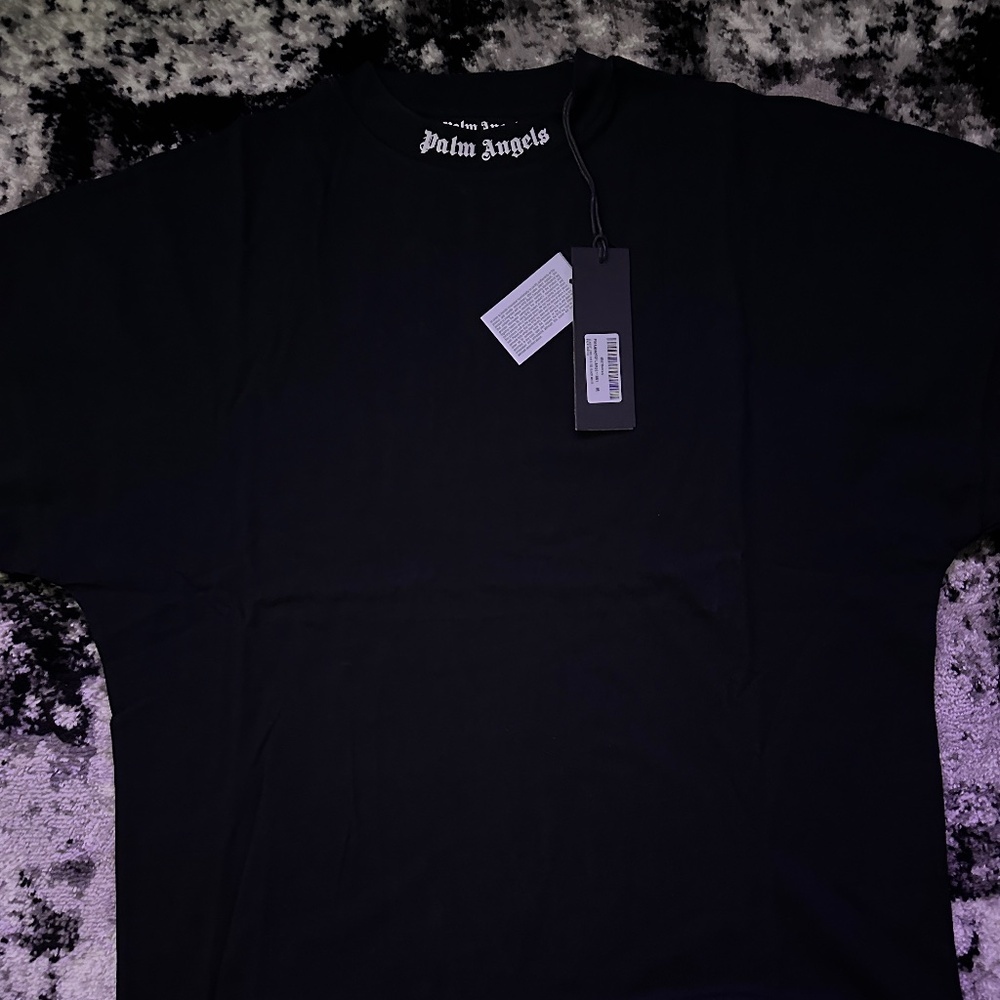 Palm Angels Oversized Back Logo T-shirt Size Medium - Picture 8 of 12